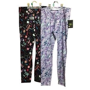 Athletic Works DriWorks Moisture Wicking‎ Leggings L 10-12